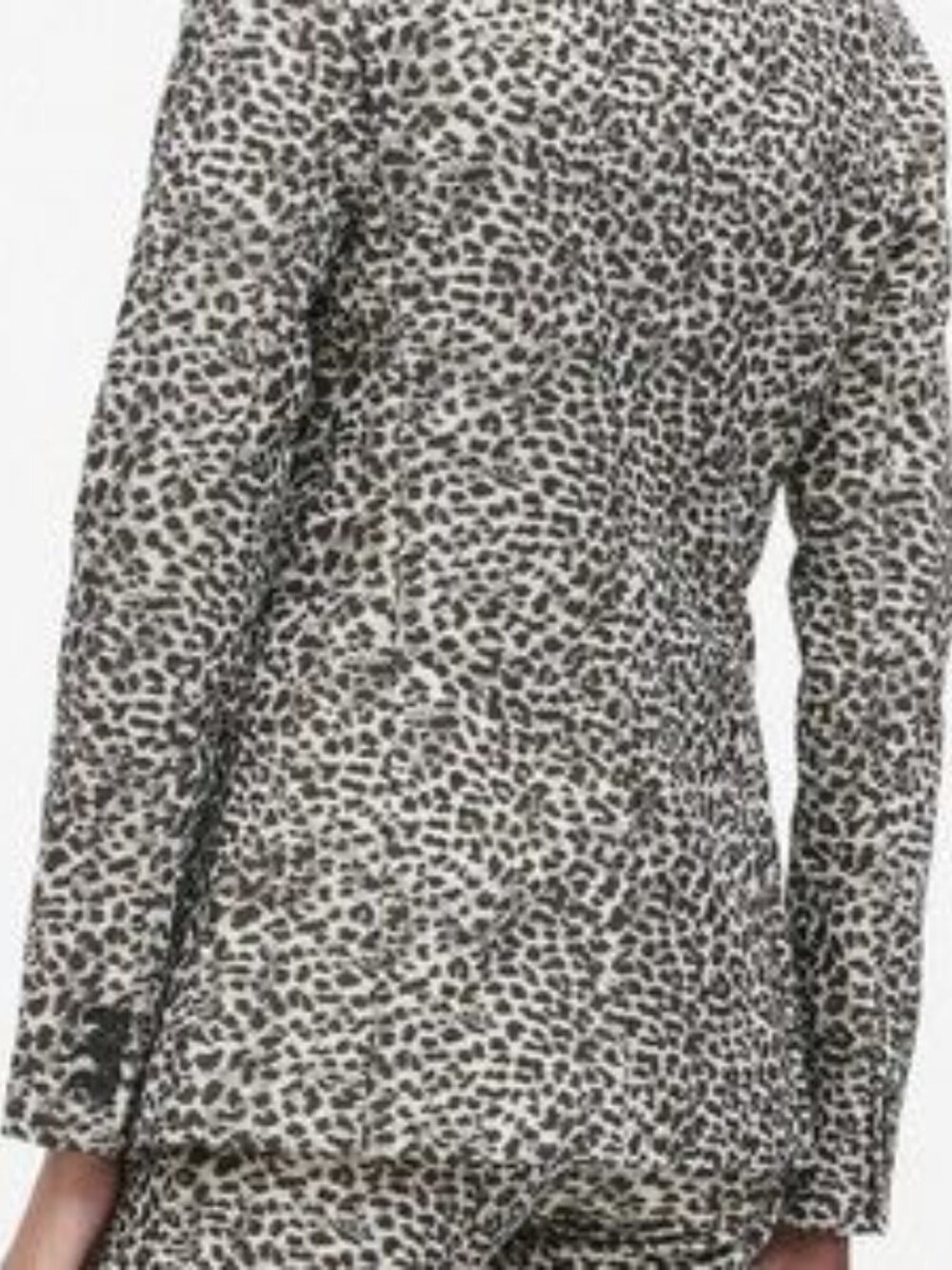 Banana Republic Chic Blazer in Metallic Animal Print - Size 4